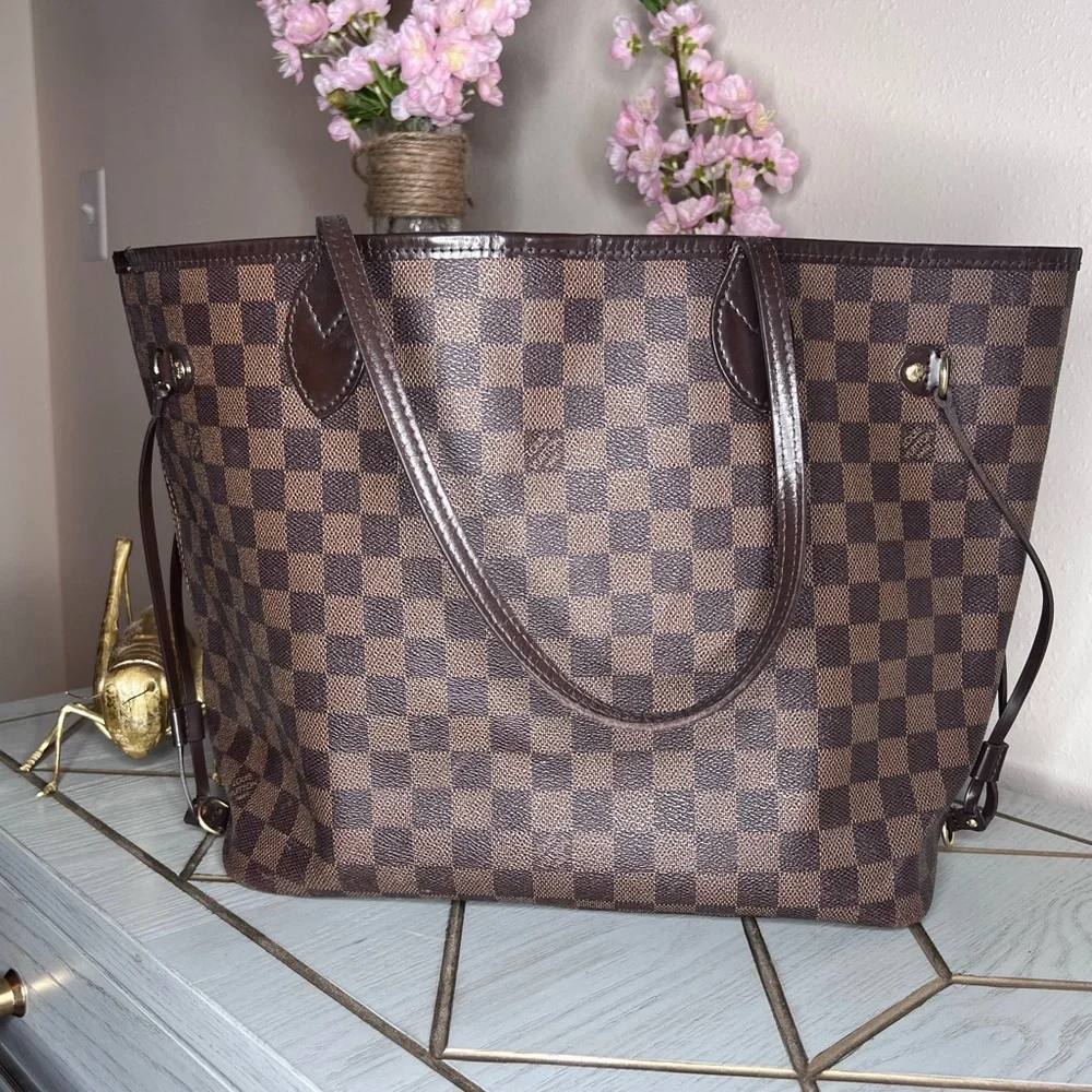 Louis Vuitton Neverful MM Damier Ebene - Picture 5 of 10